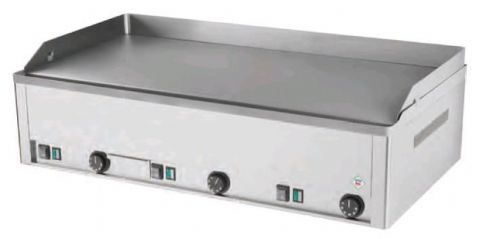 Plancha professionnelle lectrique lisse 3 zones REDFOX
